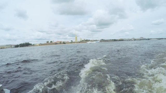 Next astern on river
