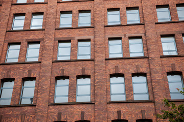 Close-up of typical irish building, Belfast, Northern Ireland