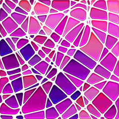 abstract vector stained-glass mosaic background