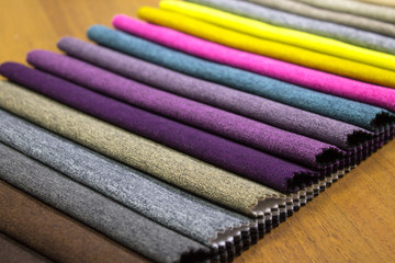 samples of furniture fabrics