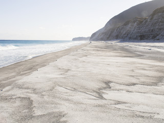 beach at Niijima island, Japan
