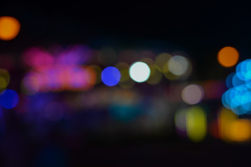 Colorful blurred bokeh abstract light background