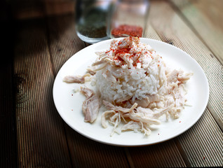 rice with chicken