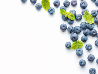 Blueberries isolated on white background © fascinadora