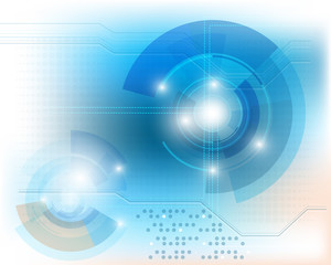 Obraz premium Blue tech background