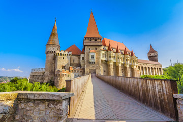 Fototapeta premium Corvin Castle in Hunedoara, Romania