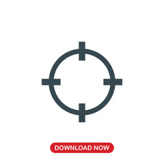 Target icon vector