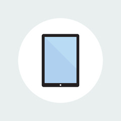 Tablet Computer Flat Icon