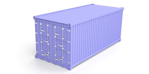 Container on white background. 3d illustration