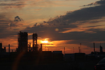 Naklejka premium Sonnenuntergang