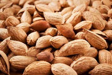 Almonds closeup