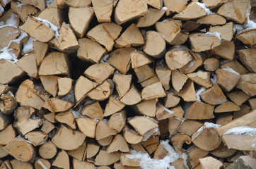 Firewood stacked frame