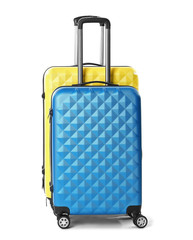 Traveler bags, isolated on white