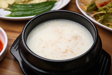 dak juk. Chicken Rice Porridge