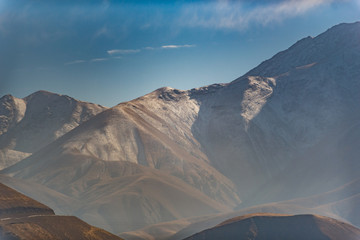 Fototapeta na wymiar High rocky hills in Iran