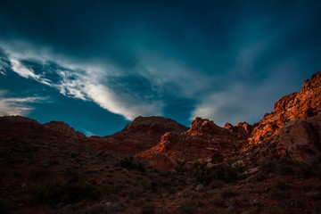 Desert Mountain Sunset