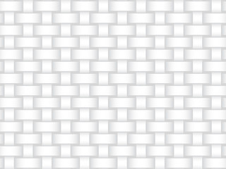 Vector seamless pattern of intersected bands. White texture.