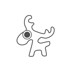 deer vector , logo graphic design
