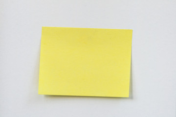 yellow sticky note