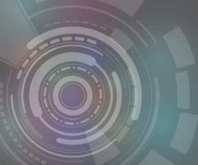 technological interface abstract background, vector illustration