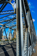 the Waibaidu bridge in Shanghai,China.