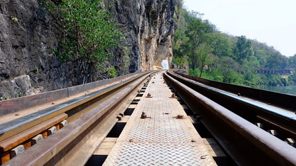 Obraz premium death railway bridge Tham krasae