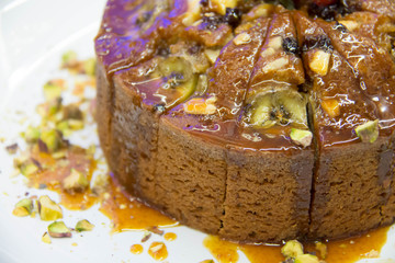 Banana  cake, made from banana sweet