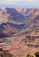 Fototapeta na wymiar Grand Canyon river view