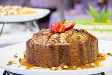 Banana  cake, made from banana sweet