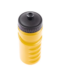 Plastic sport water bottle isolated