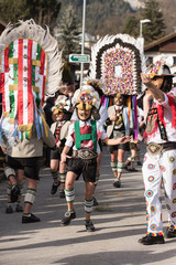 Matschgerer Fasching Karneval Umzug Absam Tirol Österreich
