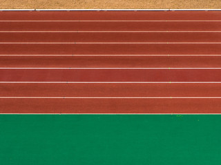 Running track close up
