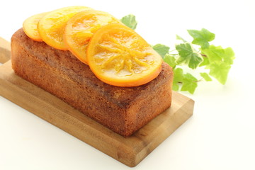 オレンジパウンドケーキ