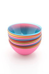 colorful plastic bowl