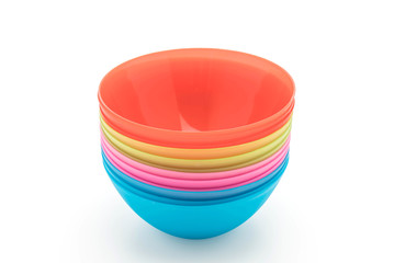 colorful plastic bowl