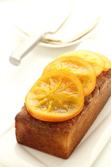 オレンジパウンドケーキ