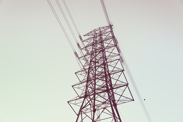 High voltage tower, Electricity transmission power lines