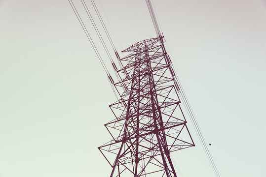 High voltage tower, Electricity transmission power lines