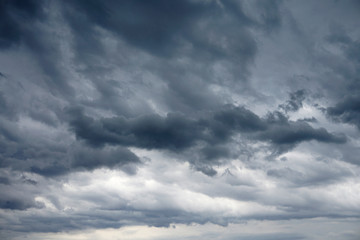 storm cloud before thunder storm