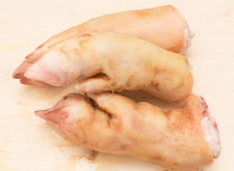 Fototapeta premium fresh pork legs