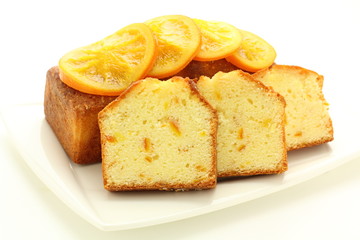 オレンジパウンドケーキ