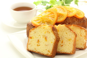 オレンジパウンドケーキ
