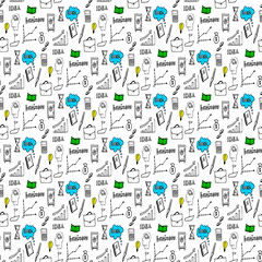 Doodles seamless pattern 