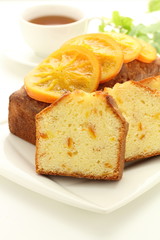 オレンジパウンドケーキ