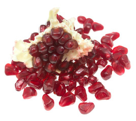 fruit pomegranate on a white background