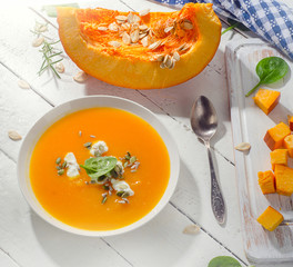 Bowl of Pumpkin soup