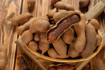 Exotic fruit tamarind