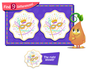 masquerade festival game 9 differences