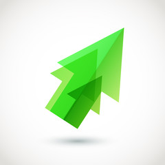 Abstract arrow logo