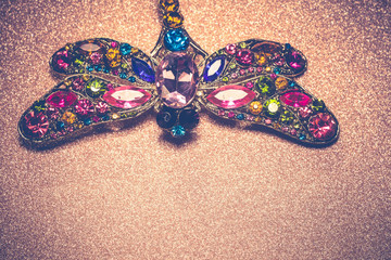 Dragonfly Shaped Brooch
